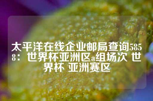 太平洋在线企业邮局查询5858：世界杯亚洲区a组场次 世界杯 亚洲赛区