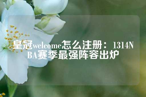 皇冠welcome怎么注册：1314NBA赛季最强阵容出炉