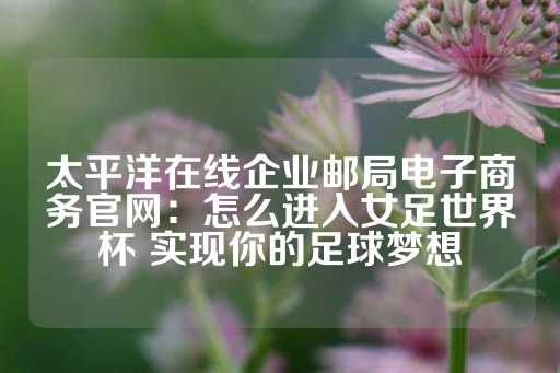 太平洋在线企业邮局电子商务官网：怎么进入女足世界杯 实现你的足球梦想-第1张图片-皇冠信用盘出租