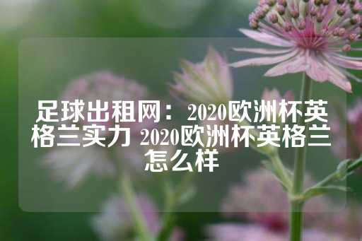 足球出租网：2020欧洲杯英格兰实力 2020欧洲杯英格兰怎么样-第1张图片-皇冠信用盘出租