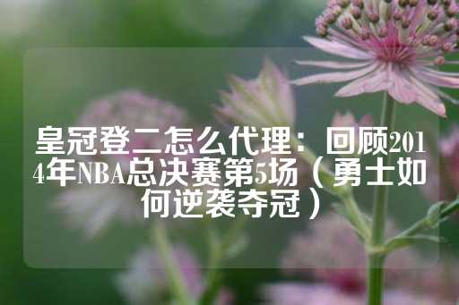 皇冠登二怎么代理：回顾2014年NBA总决赛第5场（勇士如何逆袭夺冠）