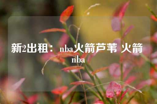 新2出租：nba火箭芦苇 火箭 nba