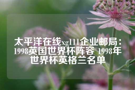 太平洋在线xg111企业邮局：1998英国世界杯阵容 1998年世界杯英格兰名单