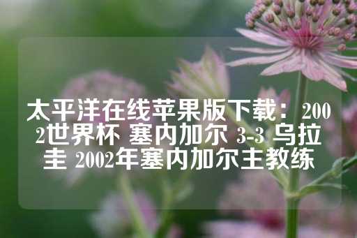 太平洋在线苹果版下载：2002世界杯 塞内加尔 3-3 乌拉圭 2002年塞内加尔主教练