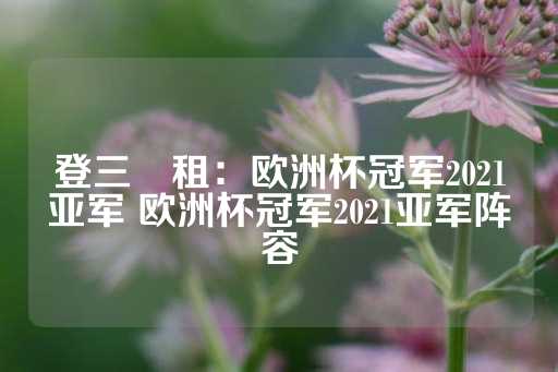 登三岀租：欧洲杯冠军2021亚军 欧洲杯冠军2021亚军阵容