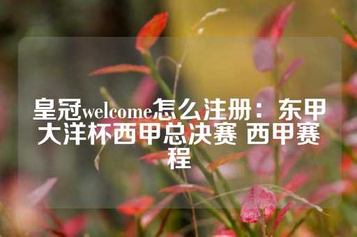 皇冠welcome怎么注册：东甲大洋杯西甲总决赛 西甲赛程