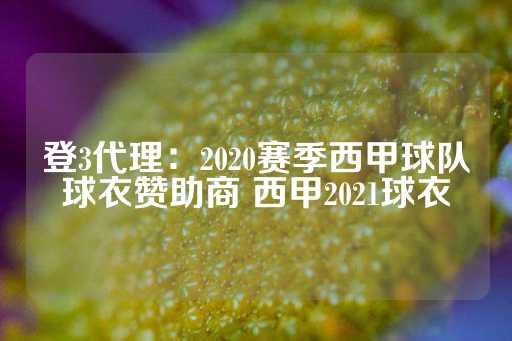 登3代理：2020赛季西甲球队球衣赞助商 西甲2021球衣