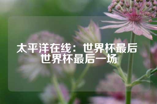 太平洋在线：世界杯最后 世界杯最后一场-第1张图片-皇冠信用盘出租