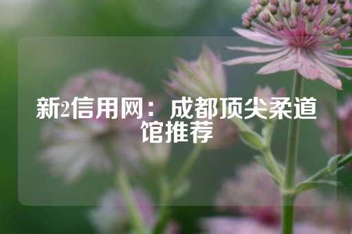 新2信用网：成都顶尖柔道馆推荐