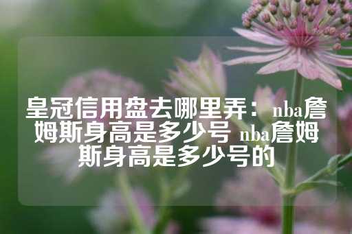 皇冠信用盘去哪里弄：nba詹姆斯身高是多少号 nba詹姆斯身高是多少号的