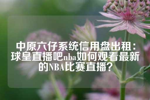 中原六仔系统信用盘出租：球皇直播吧nba如何观看最新的NBA比赛直播？