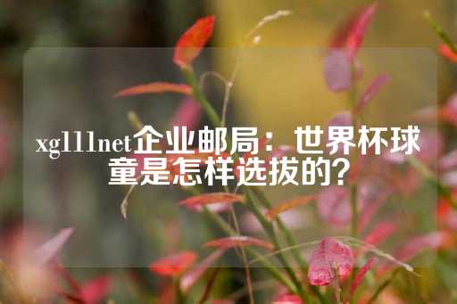 xg111net企业邮局：世界杯球童是怎样选拔的？-第1张图片-皇冠信用盘出租