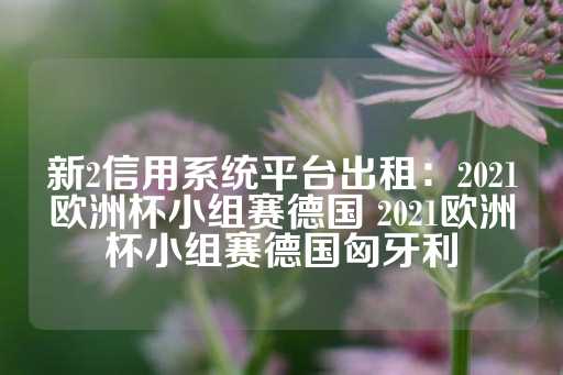 新2信用系统平台出租：2021欧洲杯小组赛德国 2021欧洲杯小组赛德国匈牙利-第1张图片-皇冠信用盘出租