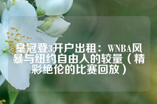 皇冠登3开户出租：WNBA风暴与纽约自由人的较量（精彩绝伦的比赛回放）