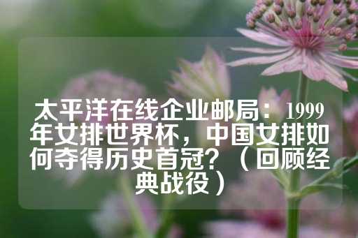 太平洋在线企业邮局：1999年女排世界杯，中国女排如何夺得历史首冠？（回顾经典战役）-第1张图片-皇冠信用盘出租