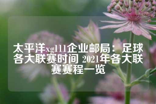 太平洋xg111企业邮局：足球各大联赛时间 2021年各大联赛赛程一览