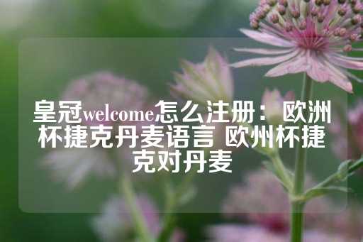 皇冠welcome怎么注册：欧洲杯捷克丹麦语言 欧州杯捷克对丹麦