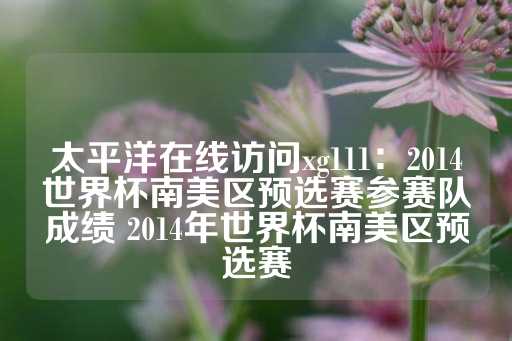 太平洋在线访问xg111：2014世界杯南美区预选赛参赛队成绩 2014年世界杯南美区预选赛