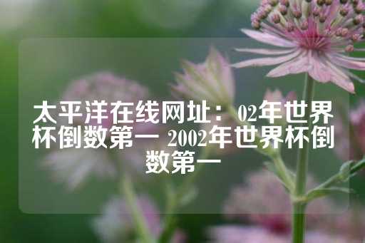 太平洋在线网址：02年世界杯倒数第一 2002年世界杯倒数第一-第1张图片-皇冠信用盘出租