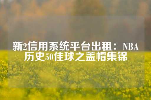 新2信用系统平台出租：NBA历史50佳球之盖帽集锦