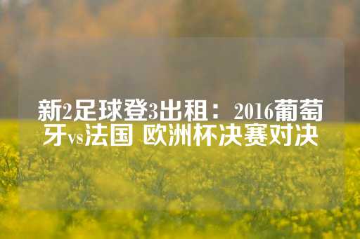 新2足球登3出租：2016葡萄牙vs法国 欧洲杯决赛对决