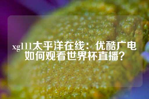 xg111太平洋在线：优酷广电如何观看世界杯直播？-第1张图片-皇冠信用盘出租