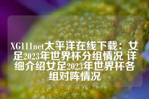 XG111net太平洋在线下载：女足2023年世界杯分组情况 详细介绍女足2023年世界杯各组对阵情况