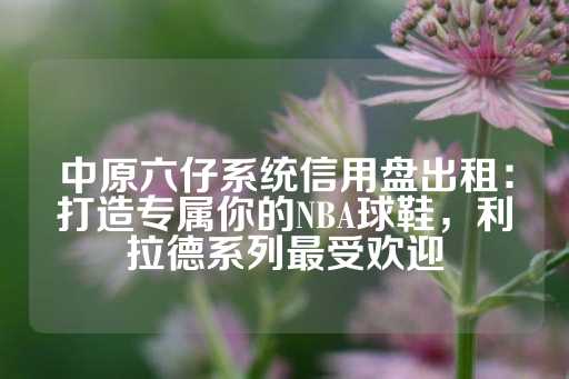 中原六仔系统信用盘出租：打造专属你的NBA球鞋，利拉德系列最受欢迎