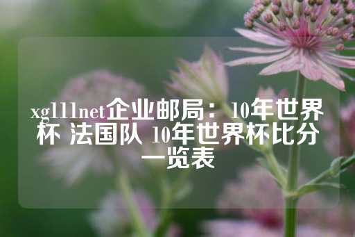 xg111net企业邮局：10年世界杯 法国队 10年世界杯比分一览表