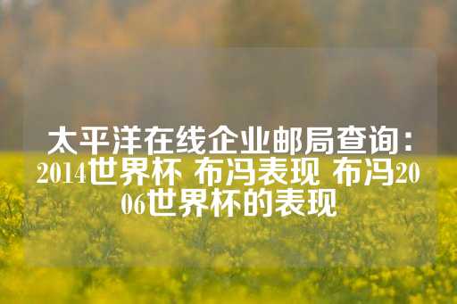 太平洋在线企业邮局查询：2014世界杯 布冯表现 布冯2006世界杯的表现