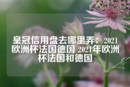 皇冠信用盘去哪里弄：2021欧洲杯法国德国 2021年欧洲杯法国和德国-第1张图片-皇冠信用盘出租