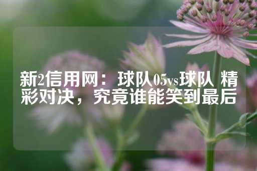 新2信用网：球队05vs球队 精彩对决，究竟谁能笑到最后