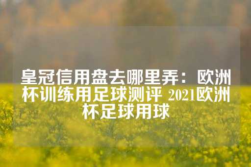 皇冠信用盘去哪里弄：欧洲杯训练用足球测评 2021欧洲杯足球用球