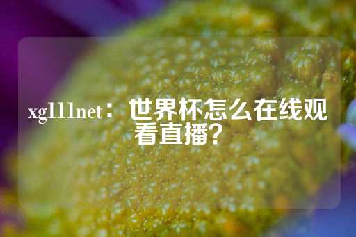 xg111net：世界杯怎么在线观看直播？