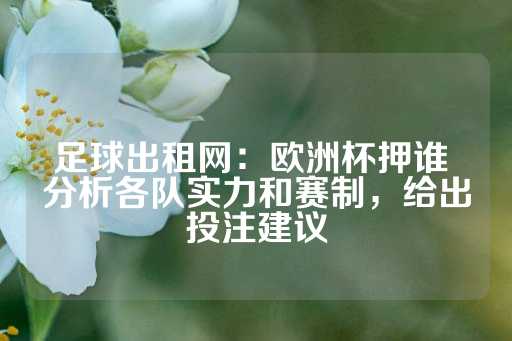 足球出租网：欧洲杯押谁 分析各队实力和赛制，给出投注建议