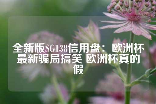 全新版SG138信用盘：欧洲杯最新骗局搞笑 欧洲杯真的假