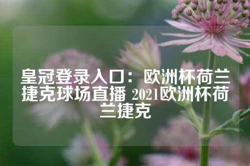 皇冠登录入口：欧洲杯荷兰捷克球场直播 2021欧洲杯荷兰捷克