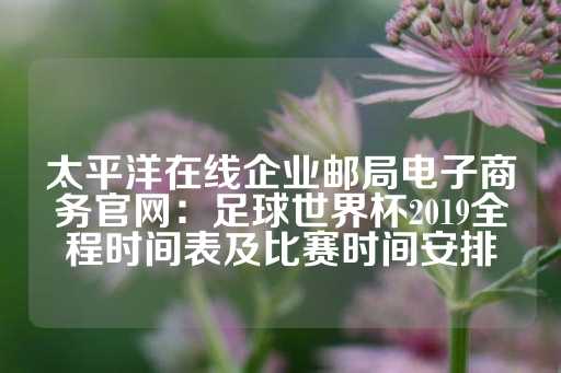 太平洋在线企业邮局电子商务官网：足球世界杯2019全程时间表及比赛时间安排