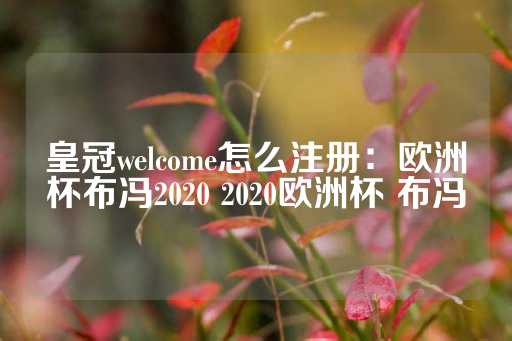 皇冠welcome怎么注册：欧洲杯布冯2020 2020欧洲杯 布冯