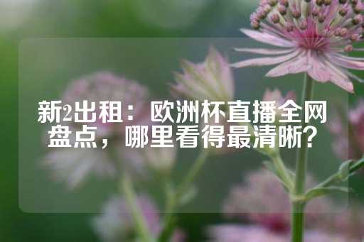 新2出租：欧洲杯直播全网盘点，哪里看得最清晰？