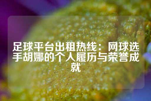 足球平台出租热线：网球选手胡娜的个人履历与荣誉成就