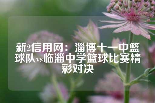 新2信用网：淄博十一中篮球队vs临淄中学篮球比赛精彩对决