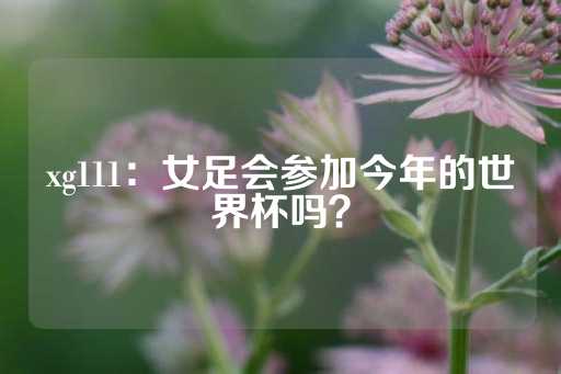 xg111：女足会参加今年的世界杯吗？