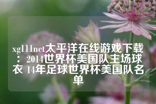 xg111net太平洋在线游戏下载：2014世界杯美国队主场球衣 14年足球世界杯美国队名单-第1张图片-皇冠信用盘出租