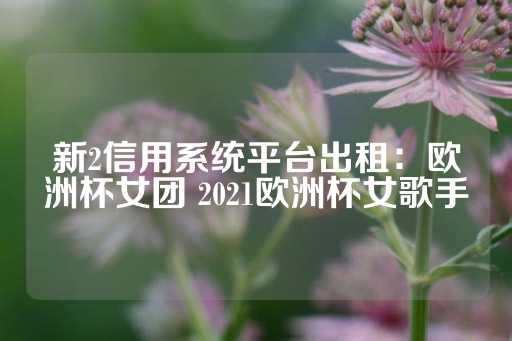 新2信用系统平台出租：欧洲杯女团 2021欧洲杯女歌手