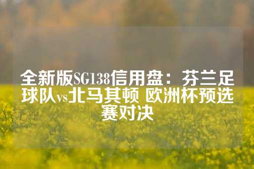 全新版SG138信用盘：芬兰足球队vs北马其顿 欧洲杯预选赛对决