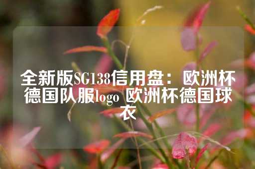 全新版SG138信用盘：欧洲杯德国队服logo 欧洲杯德国球衣-第1张图片-皇冠信用盘出租