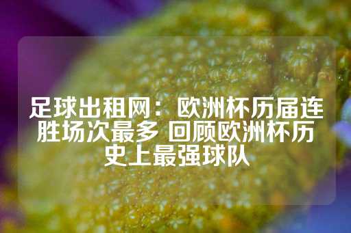 足球出租网：欧洲杯历届连胜场次最多 回顾欧洲杯历史上最强球队