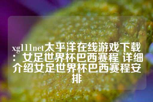 xg111net太平洋在线游戏下载：女足世界杯巴西赛程 详细介绍女足世界杯巴西赛程安排-第1张图片-皇冠信用盘出租