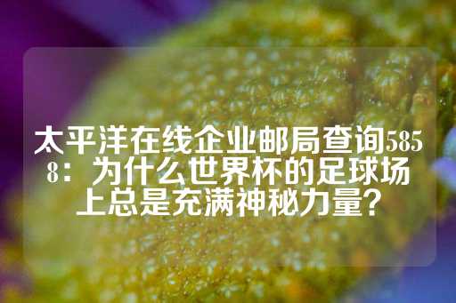 太平洋在线企业邮局查询5858：为什么世界杯的足球场上总是充满神秘力量？